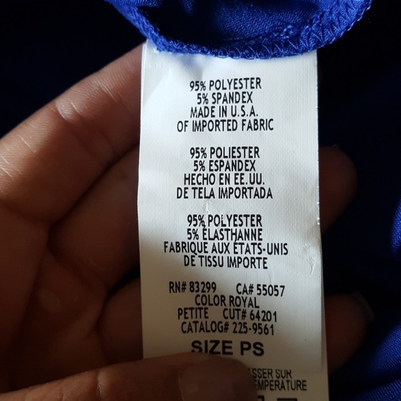 Tirana B. Royal blue short romper - Picture 6 of 6